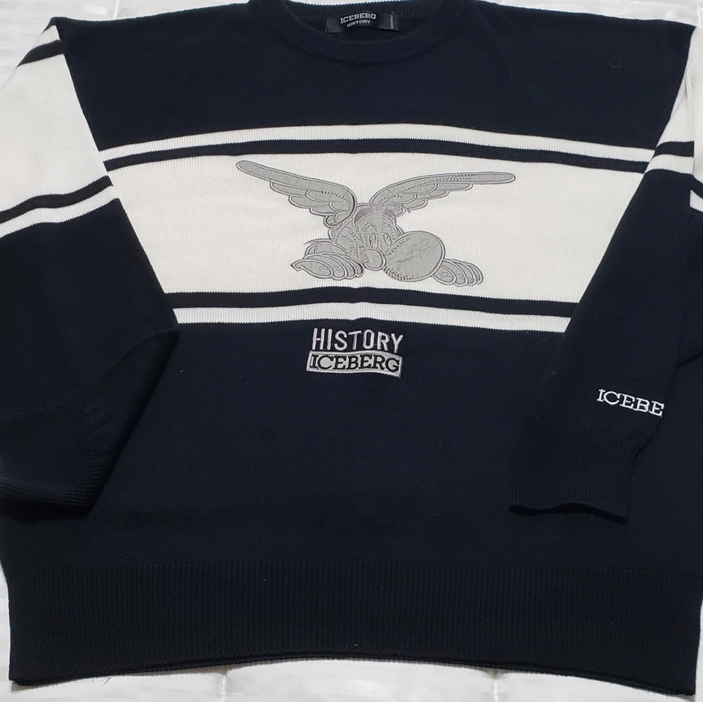 Cotton designer sweater